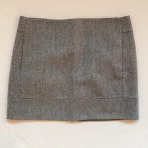 J. Crew Gray Mini Skirt
